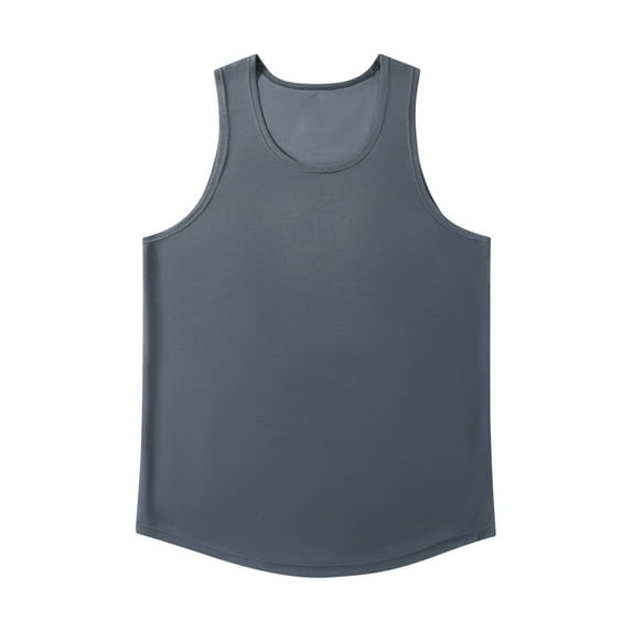 zbxnLI Men's Gym Tank Tops Breathable Sleeveless Shirts Casual Running Workout Athletic Tank Tees for Men