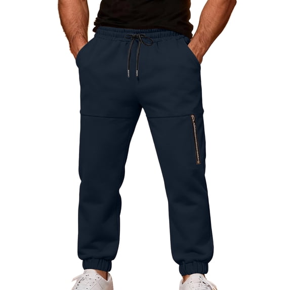 zbxnLI Men's Joggers Sweatpants Straight Leg Plus Size Pant Drawstring Sweatpant Sport Workout Pant with Pockets