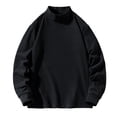 thumbnail image 1 of zbxnLI Men's Mock Turtleneck Thermal T-Shirts Solid Color Lightweight Long Sleeve Loose Basic Layer Tops, 1 of 7