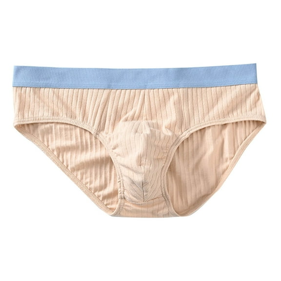 zbxnLI Men's Underwear Bikini Briefs Low Rise Stretch Knit Comfortable Breathable Panties for Men