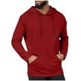 thumbnail image 1 of zbxnLI Mens Big & Tall Hoodies Athletic Sweatshirts Pullover Long Sleeve Lightweight Casual Running Tops, 1 of 6