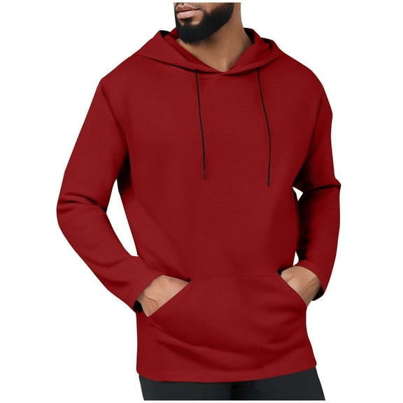 zbxnLI Mens Big & Tall Hoodies Athletic Sweatshirts Pullover Long Sleeve Lightweight Casual Running Tops