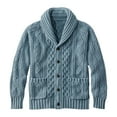 thumbnail image 1 of zbxnLI Mens Cardigan Sweater V Neck Long Sleeve Casual Cable Knit Button down Cardigans Outerwear with Pockets, 1 of 5