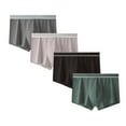 thumbnail image 1 of zbxnLI Mens Cotton Underwear Boxer Briefs No Fly Men's Soft Comfortable Breathable Cotton Underpants 4 Pack, 1 of 2