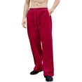 thumbnail image 1 of zbxnLI Mens Sweatpants Casual Wide Leg Baggy Sweat Pants Lightweight Elastic Waist Drawstring Jogger Pants, 1 of 5