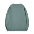 thumbnail image 1 of zbxnLI Mens Sweatshirt Cotton Long Sleeve Pullover Solid Color Loose Lightweight Casual T-Shirts S-4XL, 1 of 1