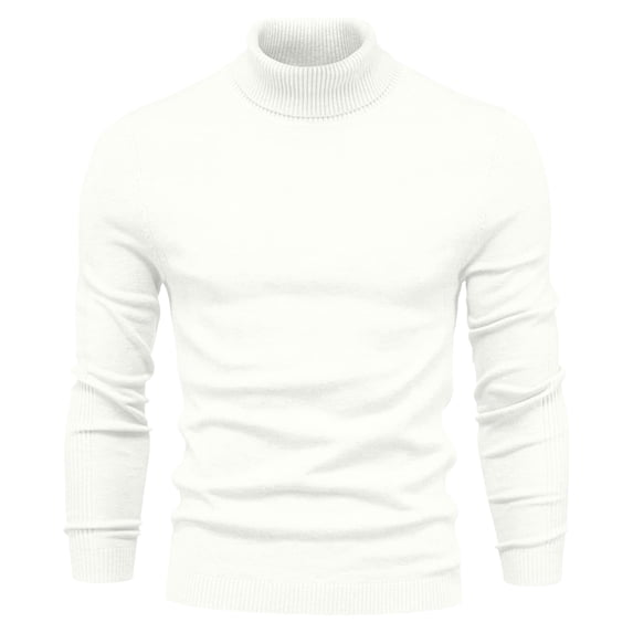 zbxnLI Mens Turtleneck Sweater Long Sleeve Casual Pullover Sweaters Fall Winter Warm Knit Tops for Men