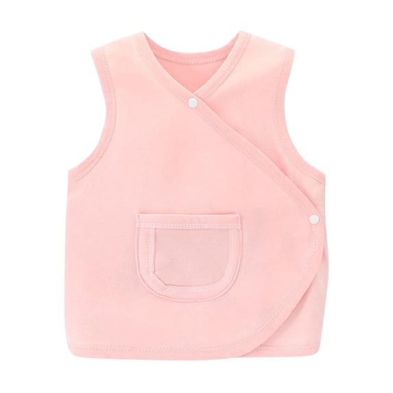 zbxnLI Newborn Baby Boys Girls Vest Soft Cotton Waistcoats Lightweight Sleeveless Vests 0-3 Years