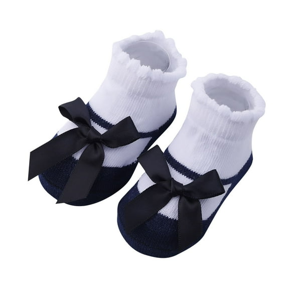 zbxnLI Newborn Baby Girls Cute Socks Cotton Crew Socks Toddler Girls Princess Dress Socks for Birthday Party