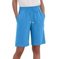 thumbnail image 1 of zbxnLI Plus Size Shorts for Women Cotton Linen Shorts Solid Color Casual Summer Shorts Lightweight Casual Shorts, 1 of 5