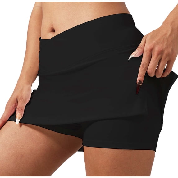 zbxnLI Skort for Women High Waist Athletic Skirt with Shorts Summer Running Workout Activewear Comfortable Wear