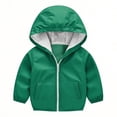 thumbnail image 1 of zbxnLI Toddler Baby Rain Coats Girls Boys Waterproof Jackets Lightweight Outerwear with Pockets, 1 of 7