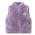thumbnail image 1 of zbxnLI Toddler Boys Girls Fleece Vests Zip up Sleeveless Fleece Vest Fall Winter Outerwear Vests for Kids, 1 of 2