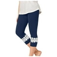 thumbnail image 1 of zbxnLI Toddler Girls Capri Leggings Lace Stretch High Waisted Lightweight Capris Cropped Leggings, 1 of 6