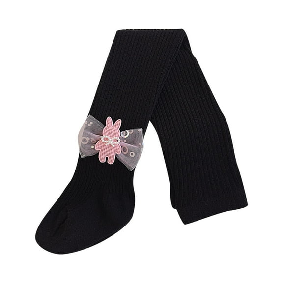 zbxnLI Toddler Girls Tights Cotton Knit Warm Footed Leggings Little Girl Pantyhose Stockings Pants