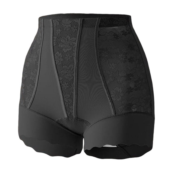 zbxnLI Underwear for Women Lace Trim Boyshorts High Waisted Panties Full Coverage Soft Stretchy Boxer Shorts