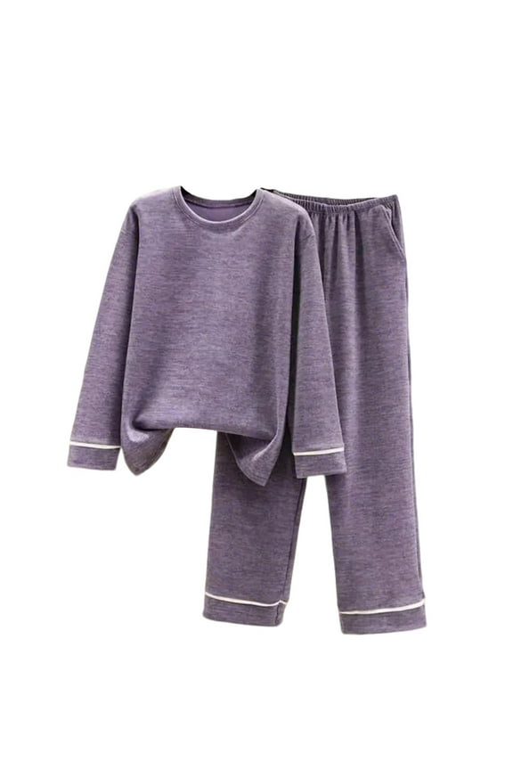 Women Thermal Underwear Sets Long Sleeve Top Bottoms Warm Comfy Loungewear Base Layer Winter Pajamas Set