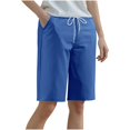 thumbnail image 1 of zbxnLI Women's Athletic Shorts Running Yoga Ladies High Waisted Wide Leg Casual Shorts with Pockets, 1 of 6
