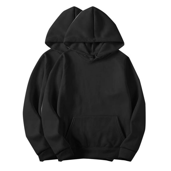 zbxnLI Women's Hoodie 2 Pack Sweatshirts for Women Hooded Long Sleeve Pullover Tops with Pockets