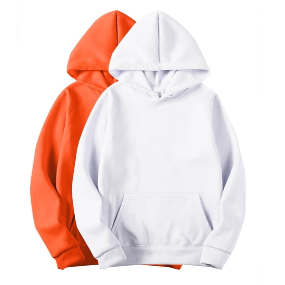 zbxnLI Women's Hoodie 2 Pack Sweatshirts for Women Hooded Long Sleeve Pullover Tops with Pockets