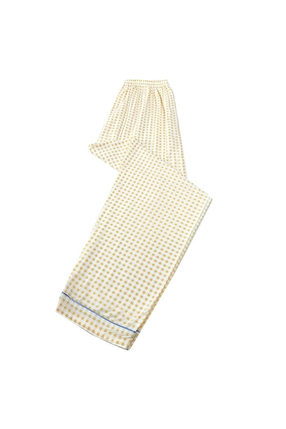 Women's Pj Pajama Pants Elastic Waist Wide Leg Lounge Pants Comfy Sleep Pants Sleepwear