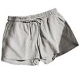 thumbnail image 1 of zbxnLI Womens Casual Shorts Solid Color Elastic Waist Loose Lounge Shorts Women's Pajama Shorts Sleepwear, 1 of 3