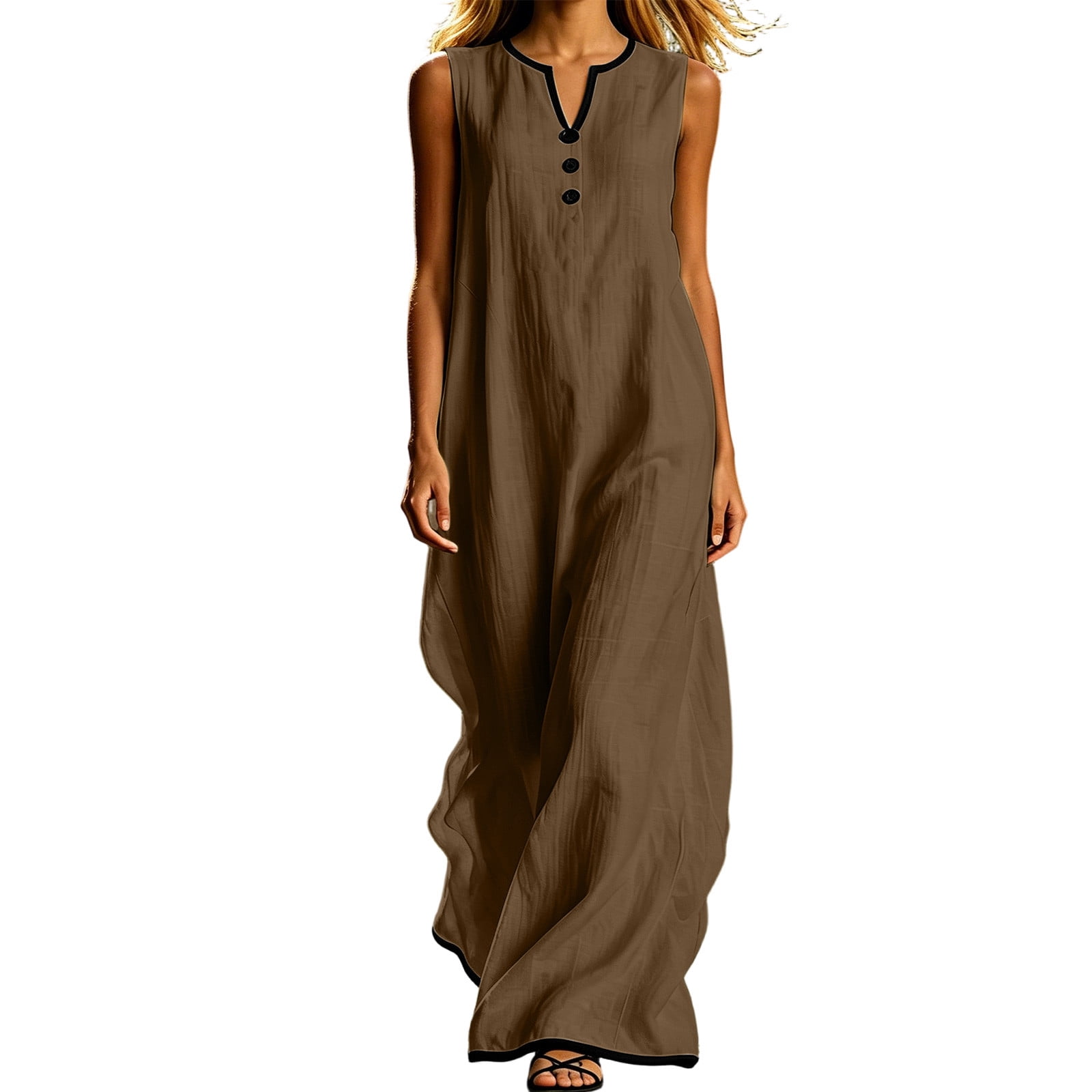 sleeveless dress for ladies Women's Mini this sleeveless dress has a flowy midi skirt Valiamcep Womens Square Neck Side