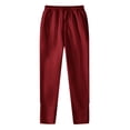 thumbnail image 1 of zbxnLI Womens Sweatpants Side Zipper Elastic Waist Solid Color Casual Lightweight Joggers with Pockets, 1 of 7