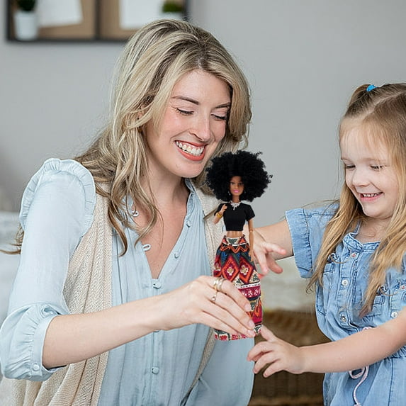 zdtodz 12 Inch Girls Dolls With Long Hair Moveable Body Doll Toys,Fashionistas Girls Dolls with Ethnic Style Clothes Toy for Kids 3 to 8 Years Old