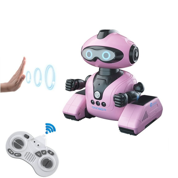 zdtodz RC Robot Toy, Remote Control Robot Gesture Sensing Dancing Programmable Smart Robot For Kids Age 3 4 5 6 7 8 12 Year Old Girls Xmas Gifts Present