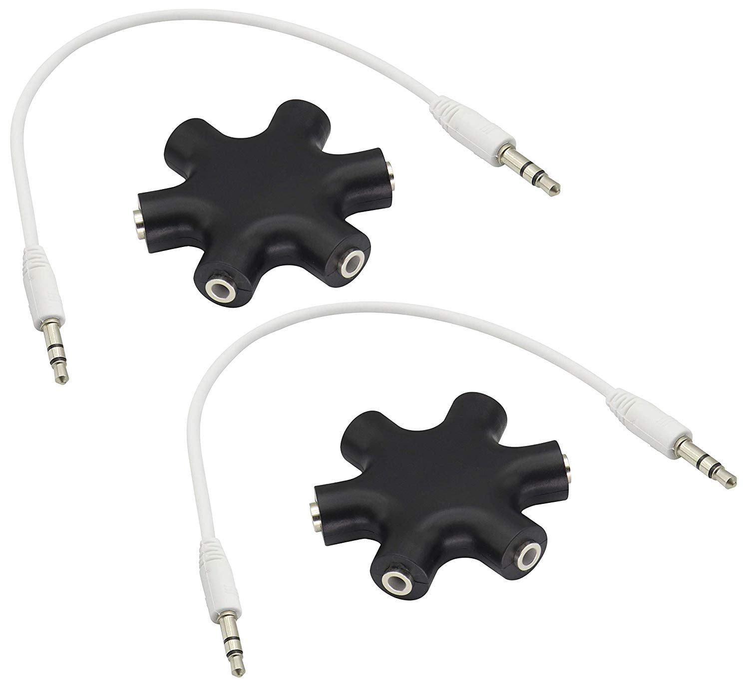 ZdyCGTime 3,5-mm-Stereo-TRRS-Audioadapterkabel - 2 Stück, 30 Cm, Schraubklemme Auf 4-polig