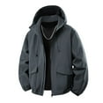 thumbnail image 1 of zejinsd Men's Lightweight Jacket Casual Loose Long Sleeve Sports Fitness Running Plus Size Outerwear Casual Sweatshirt Hoodies, 1 of 3
