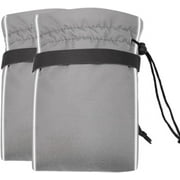 zenicham Polyester Large PP Thermal Insulation for Winter Freeze Protection, 12 x 8 in Grey 2 Pieces