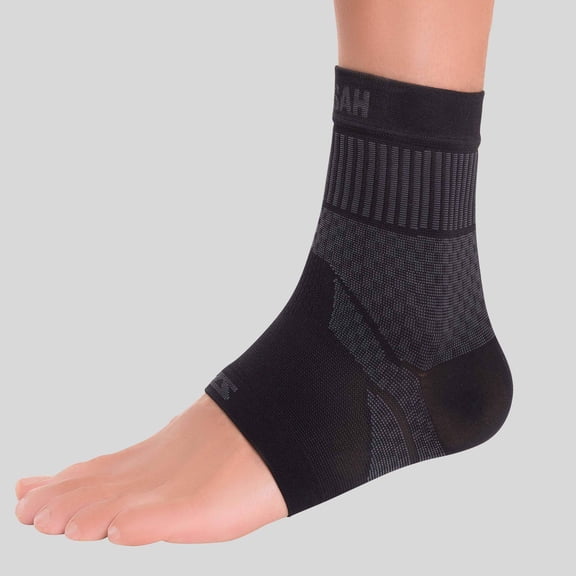 zensah unisex compression ankle support black small