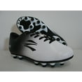 thumbnail image 1 of zephz Men's Wide Traxx Soccer Cleat White/Black, 10EE, 1 of 5