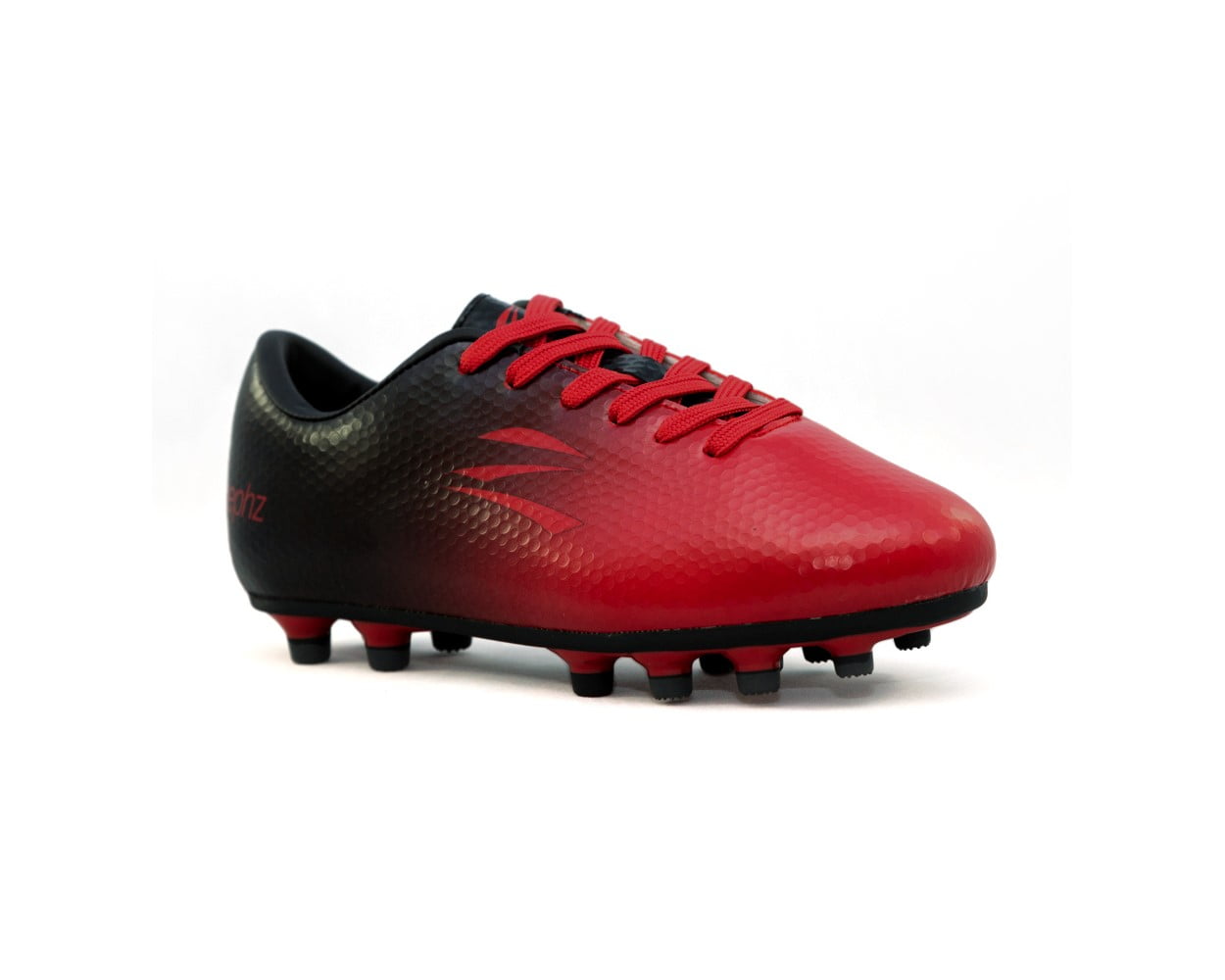 zephz Wide Traxx Soccer Cleat Black/Space Cherry Youth EE