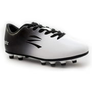 zephz Wide Traxx Soccer Cleat White/Black Youth
