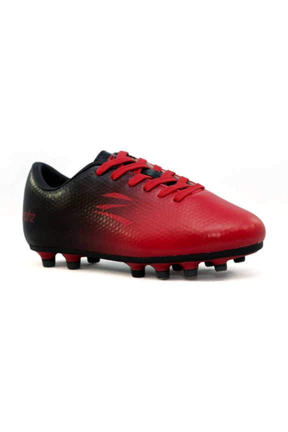 Youth Wide Traxx Soccer Cleat Black/Space Cherry, 5EE