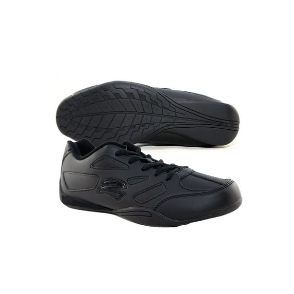 zephz Youth Zenith Black Cheerleading Shoe 2.5