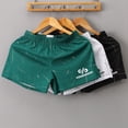 thumbnail image 1 of zeranth Men Homewear Shorts Boxers Elastic Waist Solid Color Soft Breathable Mid Waist Loose Underpants Sleep Bedroom Shorts, 1 of 7