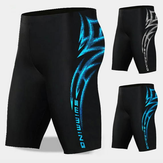 zeranth Men Swimming Trunks Elastic Soft Quick Dry Breathable Slim Fit Color Matching Mid Waist Bathing Boxers Surfing Water Sports Swimming Shorts