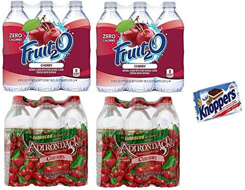 Calorie Flavored Water Cherry (12 Bottles) Adirondack Enhanced Water