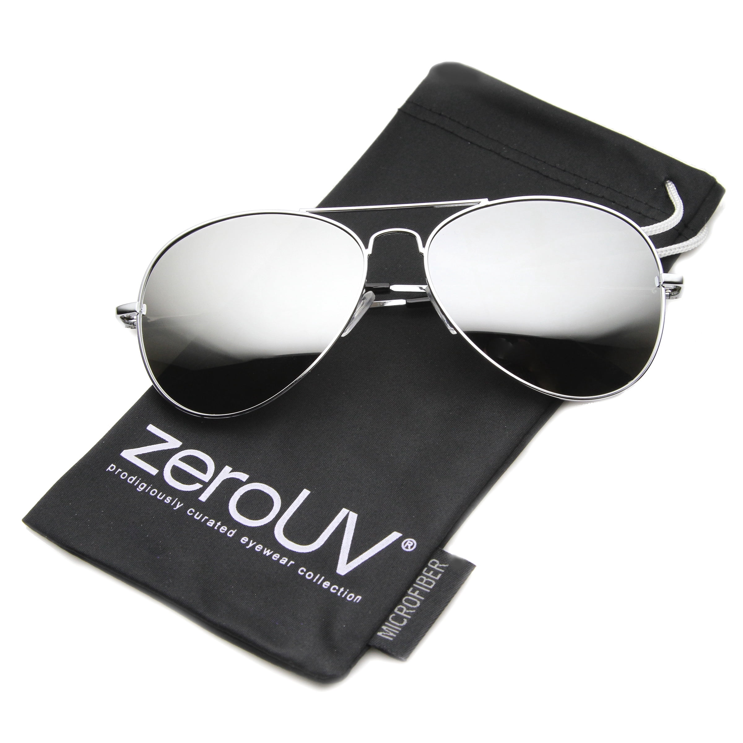 zeroUV Aviator Sunglasses with Classic Metal Frame Spring  display picture 1