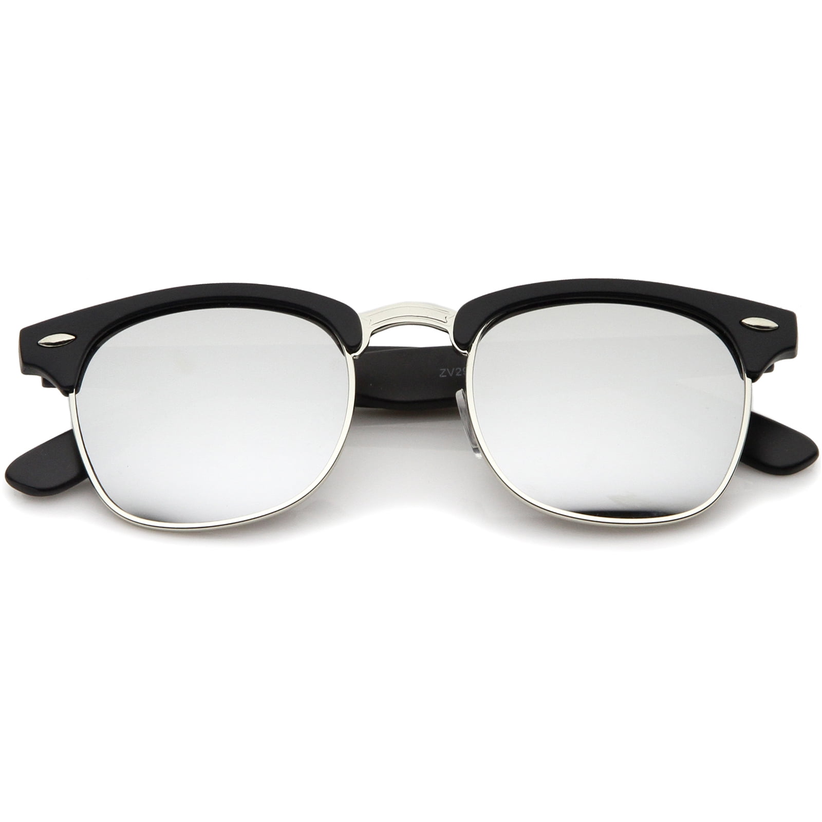 Vintage Semi-Rimless Sunglasses with PC Frame and Rubber Temples Sports Lightweight Sunglasses│Semi Rimless│Golf Fishing  main image 4