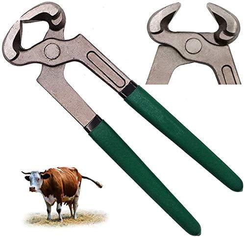 zezhu Hoof Trimmers Goat Hoof Trimming Shears Nail Clippers, Horse Farrier Tool, Multi-Purpose Hoof Trimmers for Goats Sheep Pigs Cattle Horses, with Rubber Grip, Durable and Convenient