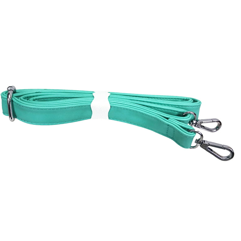 Zzfab Zfab Faux Leather Purse Strap Adjustable Replacement Shoulder Strap Turquoise, Adult Unisex, Size: Small, Green