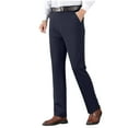 thumbnail image 1 of zfhfof Men's Classic Fit Dress Pants Casual Thick Slim Straight-Leg Work Slacks Pants Business Suit Trousers with Pockets, 1 of 9