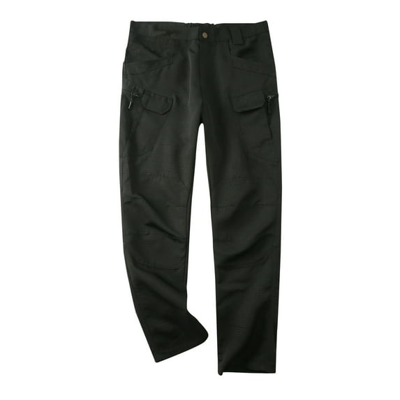 zfhfof Men's Hiking Cargo Pants Quick-Dry Lightweight Travel Work Trousers Multi Pockets Outdoor Mountain Fishing Camping Pants