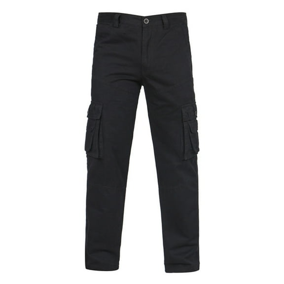 zfhfof Men's Hiking Tactical Pants Cotton Chinos Outdoor Combat Cargo Trousers Classic Regular Fit Twill Pants