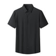 thumbnail image 1 of zfhfof Men's Knit Shirts Classic Short Sleeve Button Down Polo Shirt Fashion Casual Summer Beach Shirts, 1 of 9